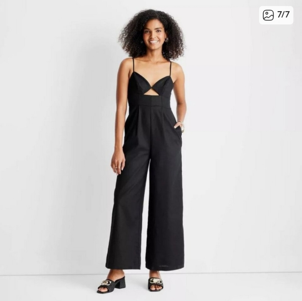 Jenny K Lopez Strappy Cut Out Wide Leg Jumpsuit. Target Future Collective